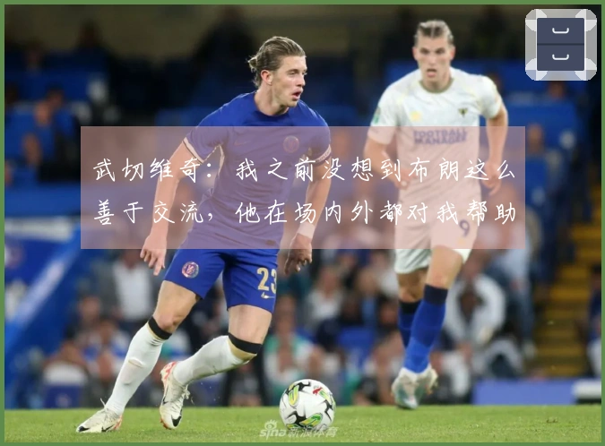 武切维奇：我之前没想到布朗这么善于交流，他在场内外都对我帮助良多