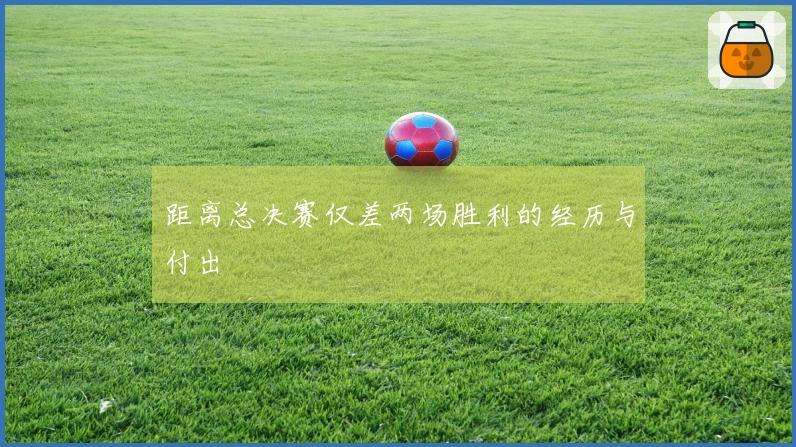 距离总决赛仅差两场胜利的经历与付出